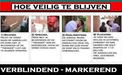 Bestel nu legale zelfverdedigingsspray 60ml